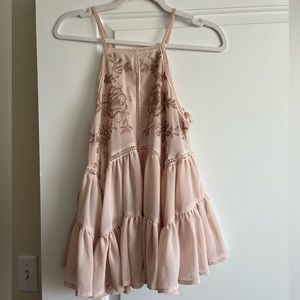 Altar’s State ruffled tiered swing tank size small